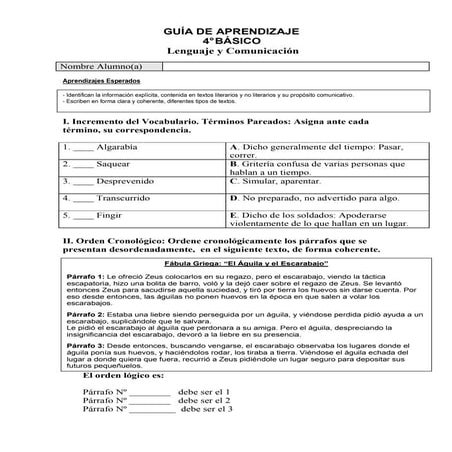 Guia 4 basico lenguaje