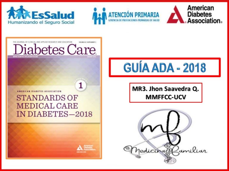 recomendaciones ada para el diagnóstico de diabetes