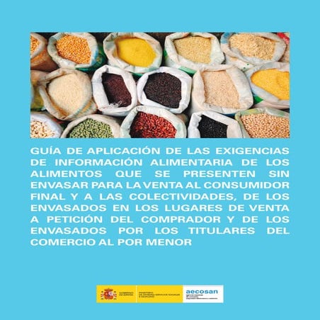 Guia aplicación AECOSAN Información Alimentaria OBLIGATORIA #RD126_15 