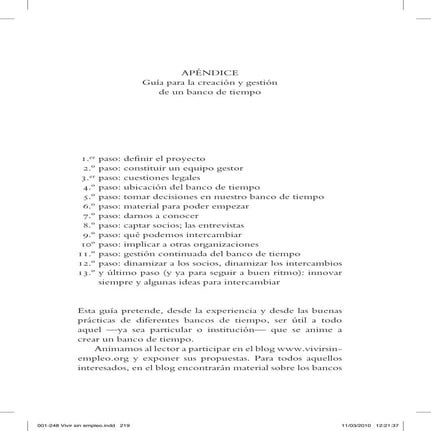 Guia bancos de tiempo   vivir sin empleo