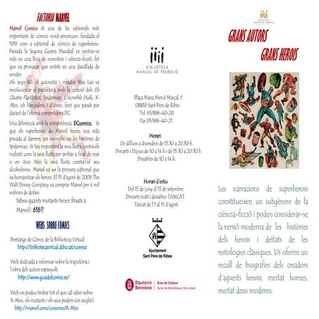 Guia biografies creadors de grans herois