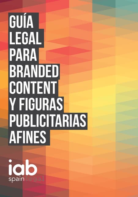 Guía legal sobre Branded Content