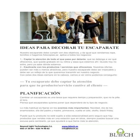 Guia breve para decorar escaparates