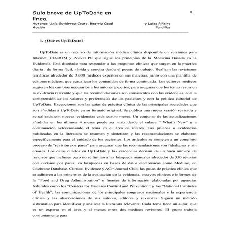 Guia breve uptodate
