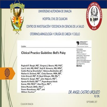 Guia clinica de paralisis facial
