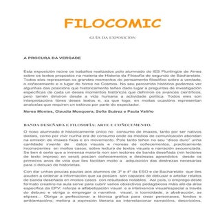 Guia da exposición filocomic