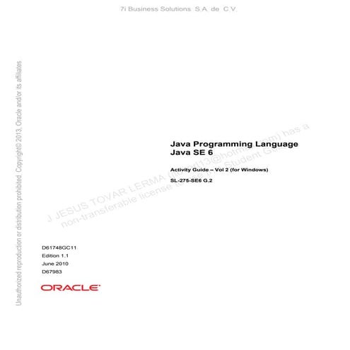 Guía de actividades [CURSO JAVA]