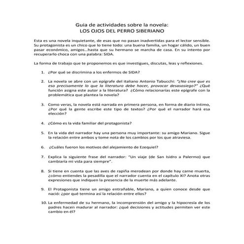 Guia de actividades ojos perro siberiano