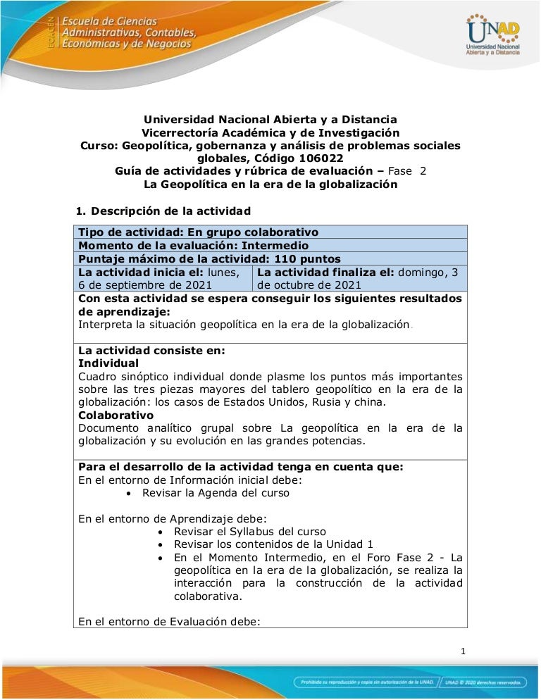 Guia de actividades y rúbrica de evaluación unidad 1 fase 2 - la geopolítica en la era de la globalización (1) 3 guiadeactividadesyrbricadeevaluacinunidad1 fase2 lageopolticaenlaeradelaglobalizacin1 210929194445 thumbnail 4