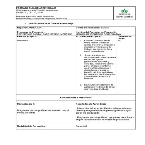 Guia de aprendizaje 13 corel draw