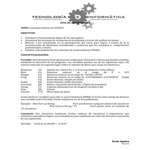 Guia de aprendizaje VS2005-2010