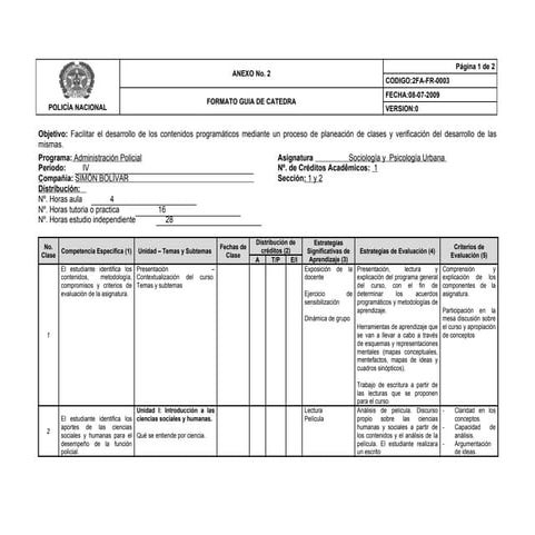 Guia de catedra sociología y psicología urbana