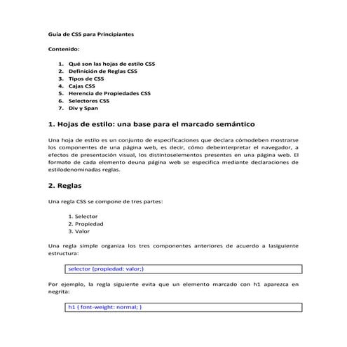Guia de css para principiantes