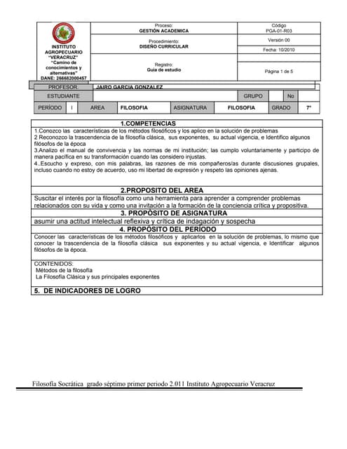 Guia de estudio séptimo