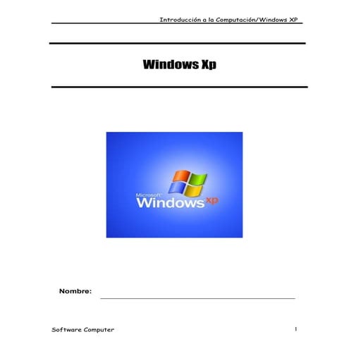 Windows XP Presentación | PPTX