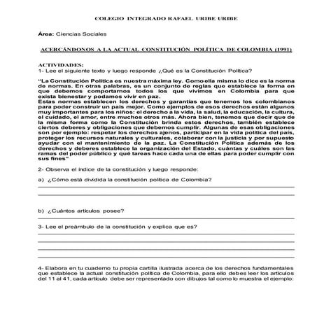 Guia de la constituciòn politica