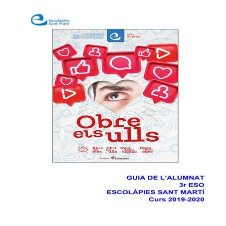 Guia de l'alumne 3r eso 19-20