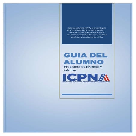 Guia del alumno 2016 Adulto
