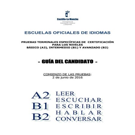 Guia del candidato 2016