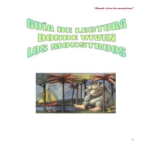 Guia de lectura donde viven los mon...
