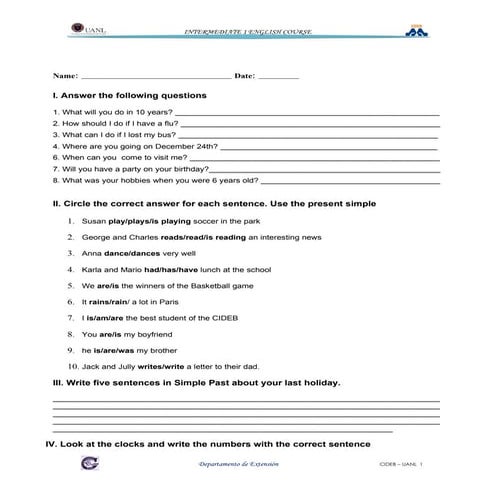 Guia Del Examen Final Nov. 28 2009