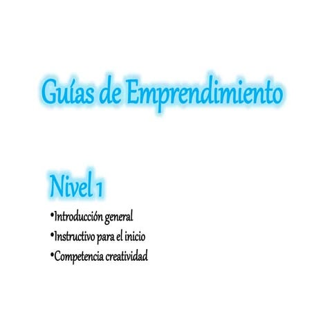 Guias de emprendimiento