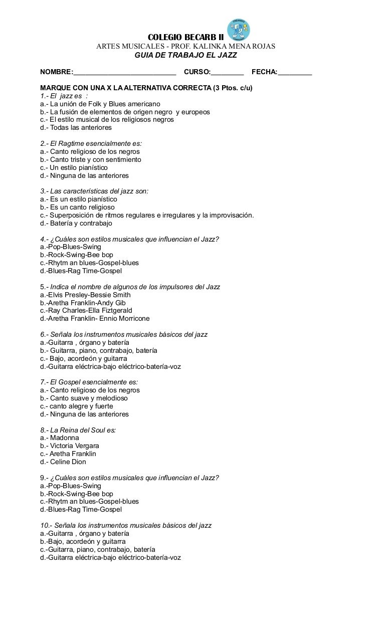 Guia Del Jazz 3 Medio