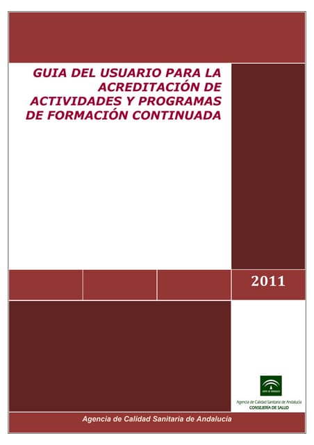 Nueva guía del usuario para la acre...