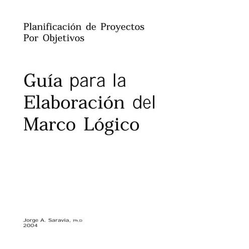 Guia de marco lógico