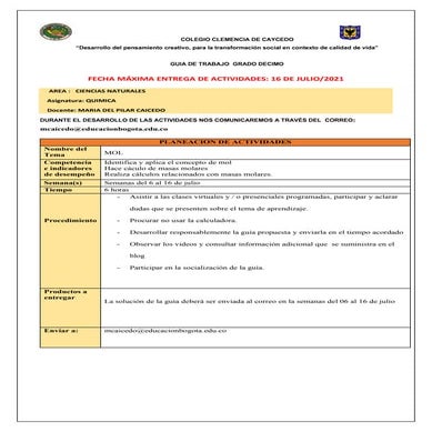 Guia de mol decimo 2021 convertido