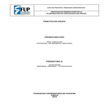 Guia de procesos de produccion