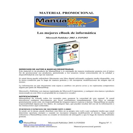 Guia de publisher 2003