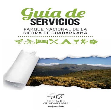 Guia de Servicios del Parque Nacional de la Sierra de Guadarrama.