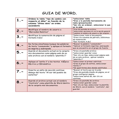 Guia de word