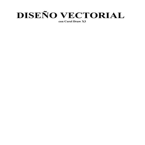 Guia diseño vectorial con corel draw