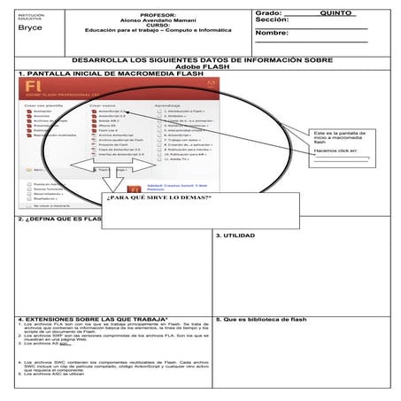Elementos de adobe flash | PPS