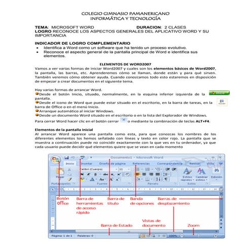 Guia generalidades microsoft word 