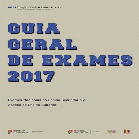 Guia Geral de Exames 2017