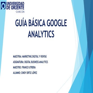 Guía google analytics cindy ortiz lopez