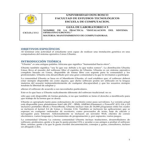 Guia install ubuntu S.O