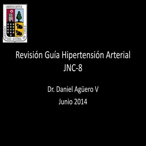 Guia jnc 8 | PPTX