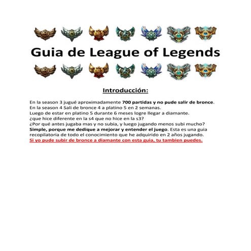 Guia league of legends