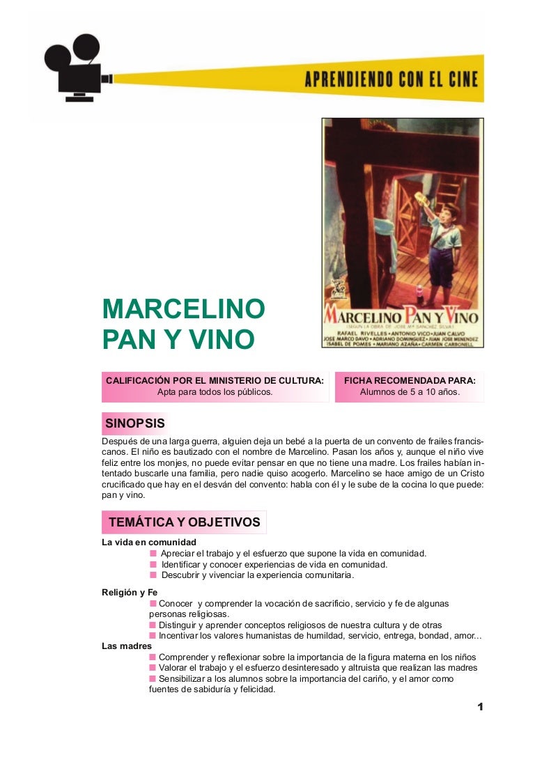 Guia Marcelino Pan Y Vino