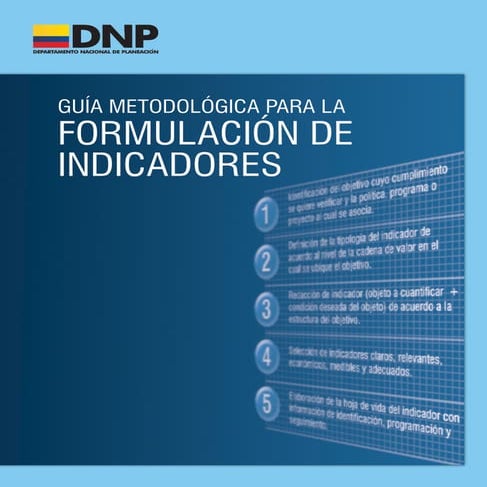 Guia Metodologica para la Formulacion de Indicadores de Gestión 2009 ...