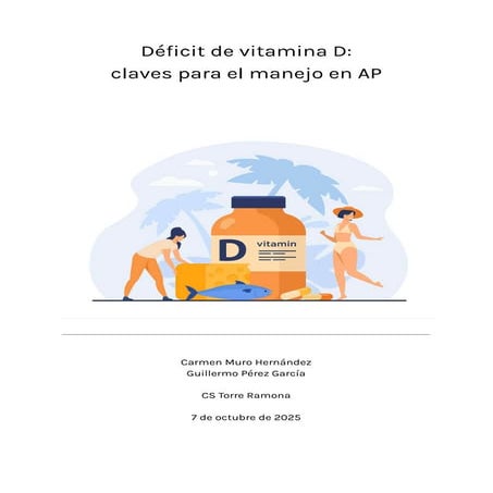 Deficit de vitamina D: claves para el manejo en AP | PDF