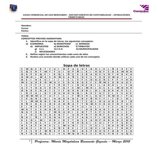 Guia n°1 sopa de letras