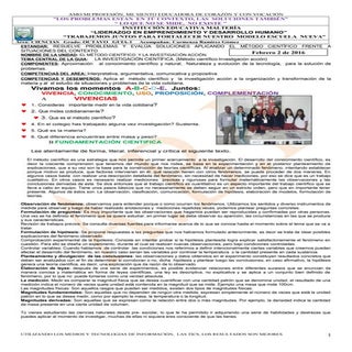 Guía No 1 MÉTODO CIENTÍFICO