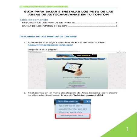 Guia para bajar e instalar los pdi (Tomtom Moderno)