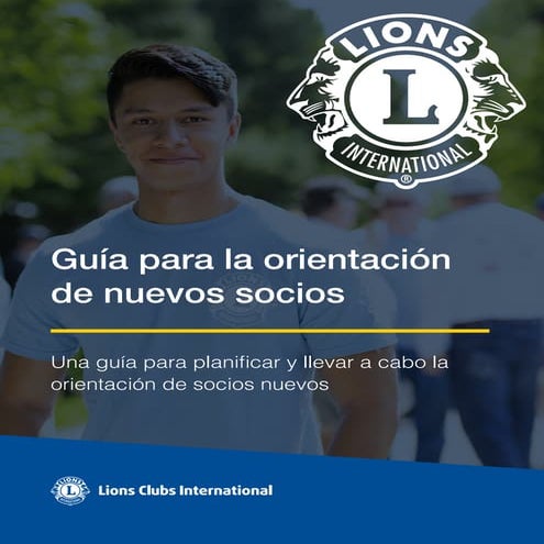 Guia para la orientacion de nuevos socios