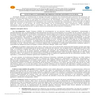 Guia para las asesorías Gestion Cul...